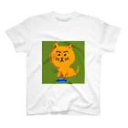 ドット屋のがまんねこ スタンダードTシャツ