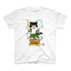 ねこや久鶻堂の金剛猫士像 スタンダードTシャツ