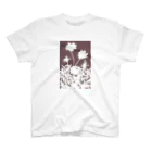 気ままに創作　よろず堂の花咲く小径⑥あか Regular Fit T-Shirt