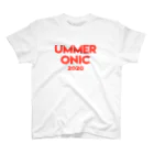 UMMER ONIC 2020 公式グッズショップのUMMER ONIC (赤ロゴ) スタンダードTシャツ