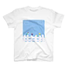 小桜森のフェンスのラブバード スタンダードTシャツ