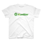 kunitterオリジナルグッズのクニッターロゴ Regular Fit T-Shirt