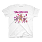 atelier-QのFLYING PINKY ROSES スタンダードTシャツ