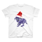 NIKORASU GOのクリスマス＠かわいいプードル スタンダードTシャツ