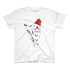 NIKORASU GOのクリスマス＠かわいいネコ スタンダードTシャツ
