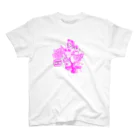 LVRhasegawaのフライングアイガール パープル スタンダードTシャツ