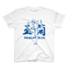 おうりょうじの玉蘭blue（白木蓮/ハクモクレン/マグノリア） Regular Fit T-Shirt