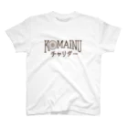 CC design (Manamin)の狛犬チャリダーロゴのみ（前面プリント） Regular Fit T-Shirt