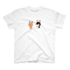 とらねこカフェのトナカイとペンギン Regular Fit T-Shirt