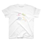 Team KPのTeam KP カラフルver. シルエット スタンダードTシャツ