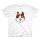 コナカマ通販SUZURI支店の三毛猫ちゃん Regular Fit T-Shirt