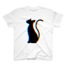 MizuriのGlitch Cat (猫グッズパーカーetc) スタンダードTシャツ