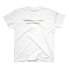 kamitamoのFlower letters スタンダードTシャツ