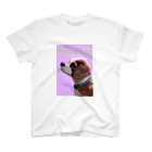 ゆるく放送局の犬と共に（キャバリア） スタンダードTシャツ