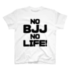 にしのたいじ　ダサいTシャツ作る人のNO BJJ NO LIFE スタンダードTシャツ