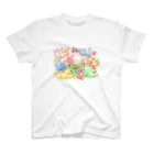 らせんゆむのらせんゆむのいろとりどり スタンダードTシャツ