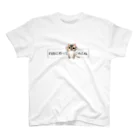 ねことお休みどころ　しらたまの「自由に育ってごめんね」ver.三毛猫 Regular Fit T-Shirt