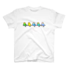 たかはらのキックするセキセイインコ達 スタンダードTシャツ