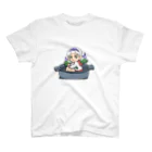 うめぼし商店の青ネギ子【鍋】 Regular Fit T-Shirt