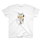 革命児爺のジジイ猫 スタンダードTシャツ