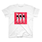 たいやきうまうまのうさぎ三姉妹 Regular Fit T-Shirt