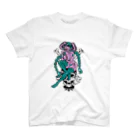 tama.llustrationのロックT ROCK'N PUNK - 悪魔ちゃん  SKULL スタンダードTシャツ