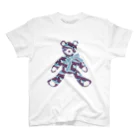 さかたようこ / サメ画家のサメ好きのためのテディベア| Water Purple Regular Fit T-Shirt