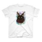 Crazy❤︎for Maincoon 猫🐈‍⬛Love メインクーンに夢中のメインクーン🐾ブラックソリッド スタンダードTシャツ