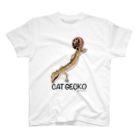 しろくまるいるいと動物たちのキャットゲッコー/マレーシア産 Regular Fit T-Shirt