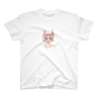 みのたのピンクの猫さん Regular Fit T-Shirt