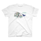 リズさんち🦜👶✨のサザコバルトちゃんティータイム Regular Fit T-Shirt