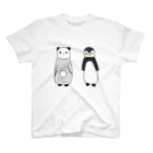 ゆれまる工房のパンギンとペンダ スタンダードTシャツ