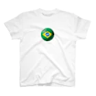 toshisanuxのブラジル国旗ボール Regular Fit T-Shirt