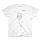 grimm-fairy-talesのクールな少女×線画 Regular Fit T-Shirt