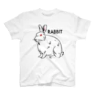 DRIPPEDのRABBIT-うさぎ- スタンダードTシャツ