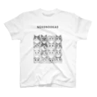 NEKO rtmentの第8回同窓会/NEKONOOKAO/16CATS スタンダードTシャツ