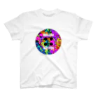 ART LUMBARのBUTTON WORLD スタンダードTシャツ