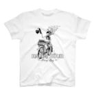 nidan-illustrationの"HAPPY HOUR"(B&W) #1 スタンダードTシャツ