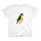 アキクサインコとウロコインコの手のりインコ、ウロコインコ Regular Fit T-Shirt