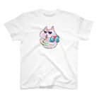 WataMayuroom☆のヤサグレカラフル猫 スタンダードTシャツ