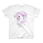 ゆーきんの絵ぐっずの朦朧（桃） Regular Fit T-Shirt