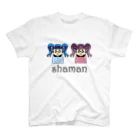 shamanのツインぴえん Regular Fit T-Shirt