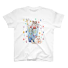 だてちゃんのしゅわしゅわソーダとチンチラ Regular Fit T-Shirt