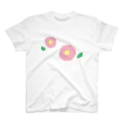 kozukuzukzの椿（ピンクふたつ） スタンダードTシャツ