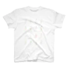 amenbo_の奇妙なお店の犬背 Regular Fit T-Shirt