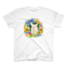 むぅ～さん63のうさぎリース Regular Fit T-Shirt