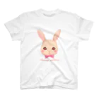 Bunny milkteaのBunny milktea(ピンクリボン) スタンダードTシャツ