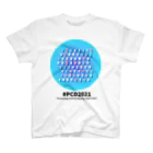 PCD Japan スーベニアショップのPCD Japan 2021 スーベニアTシャツ 【Designed by やも ver.】 スタンダードTシャツ