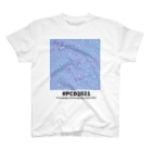 PCD Japan スーベニアショップのPCD Japan 2021 スーベニアTシャツ 【Designed by 100pHz ver.】 Regular Fit T-Shirt