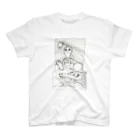 ヤノベケンジアーカイブ&コミュニティのヤノベケンジ《サン・チャイルド》（コマ割モノクロ） Regular Fit T-Shirt